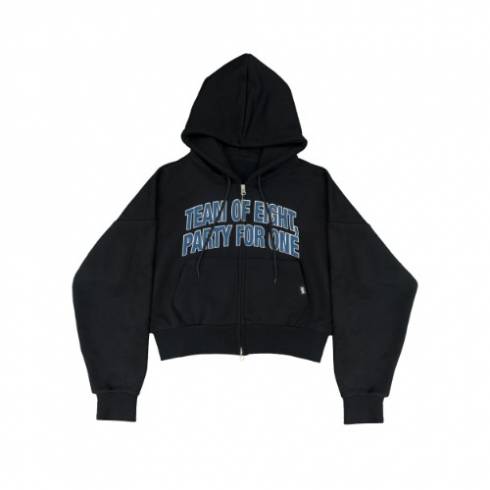 PRE-ORDER] ATEEZ POP UP '8ROOM' OFFICIAL MD - CROP ZIPUP HOODIE